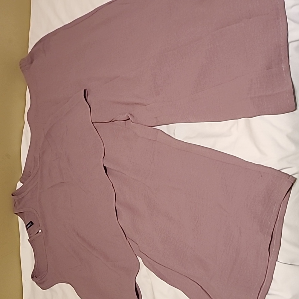 Sophisticated Palazzo Pants Set Sz.XL